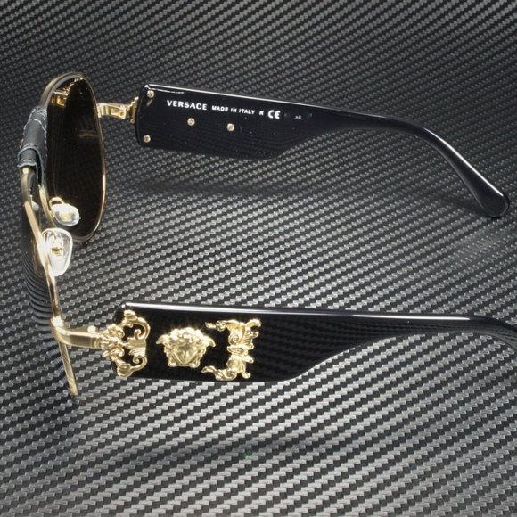 SALE! Versace 62mm Gold Trim Men Sunglasses - Picture 4 of 5